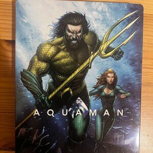 Aquaman (Blu-ray/DVD) Steelbook Used Good Condition